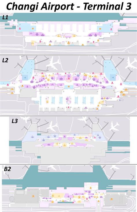 terminal 3 changi airport map.